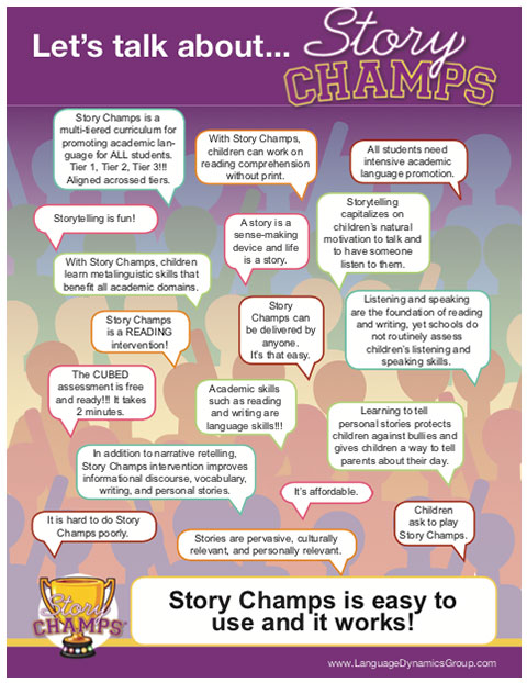 Let's Talk About Story Champs handout