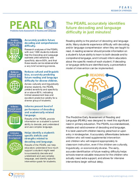 PEARL Research Synthesis handout